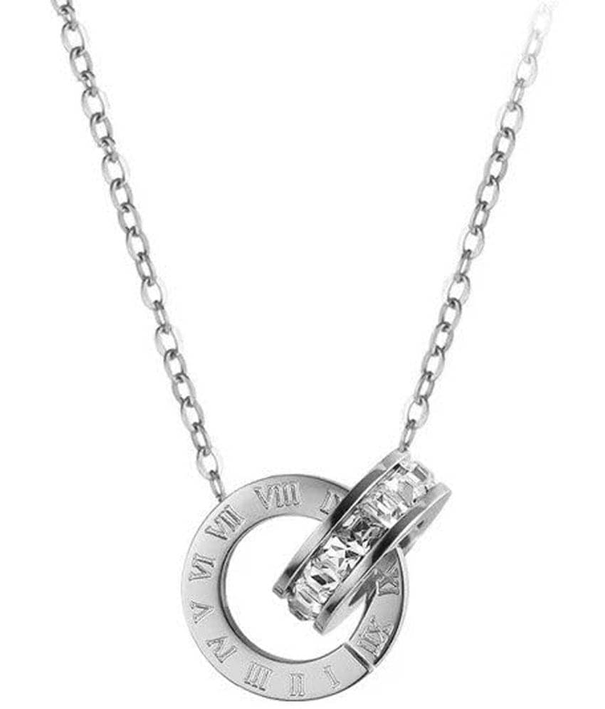     			Thrillz Silver Pendant set ( Pack of 1 )