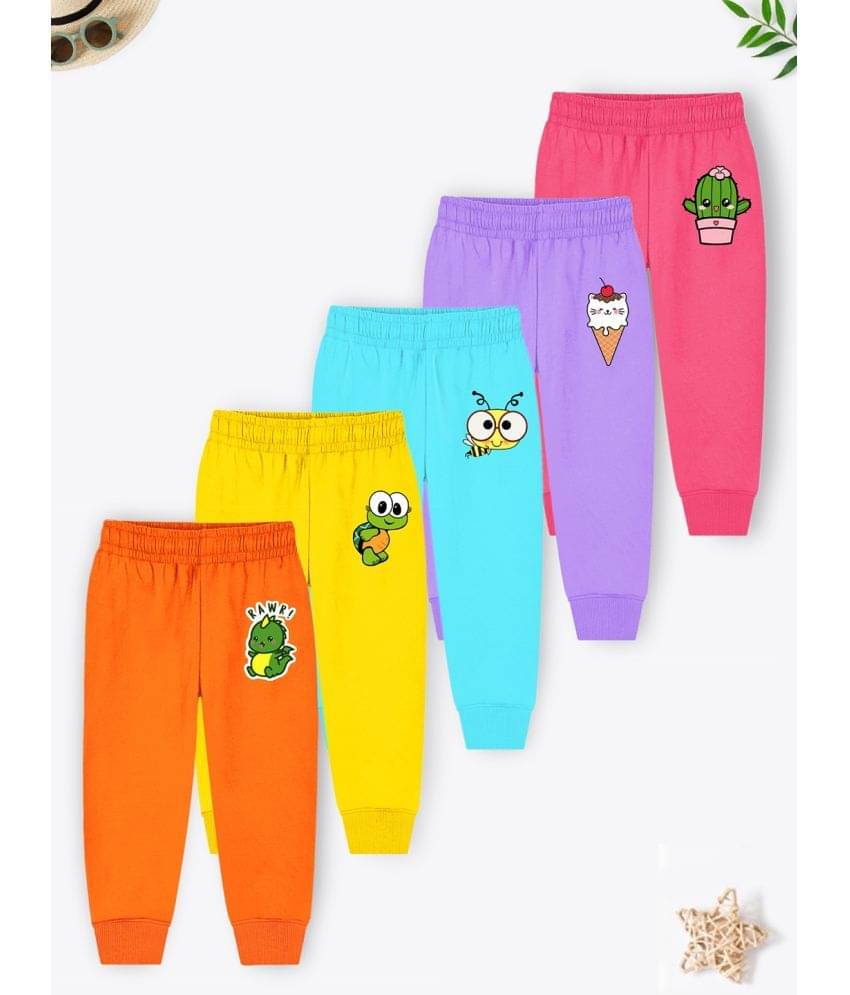     			Trampoline Pack of 5 Girls Cotton Blend Pyjama ( Multicolor )