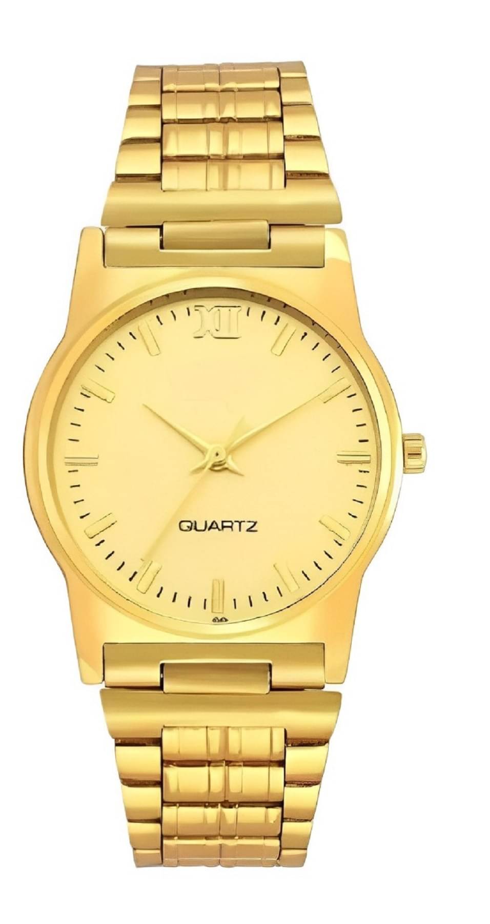     			Viser Gold Metal Analog Men's Watch