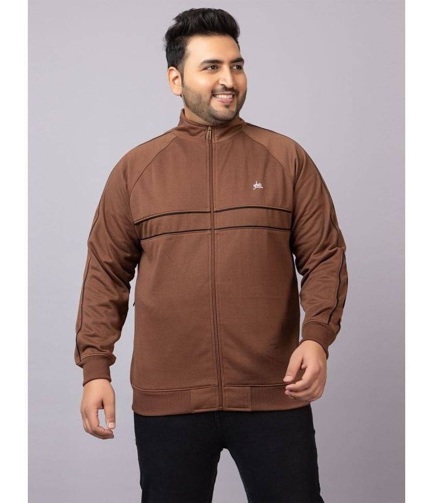 YHA Fleece Men's Casual Jacket - Coffee ( Pack of 1 ) YHA Fleece Men's Casual Jacket - Coffee ( Pack of 1 )