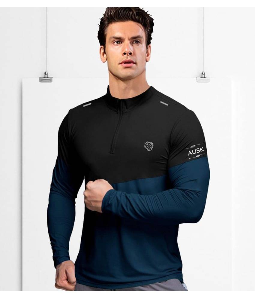 AUSK Teal Polyester Regular Fit Men's Sports T-Shirt ( Pack of 1 ) AUSK Teal Polyester Regular Fit Men's Sports T-Shirt ( Pack of 1 )
