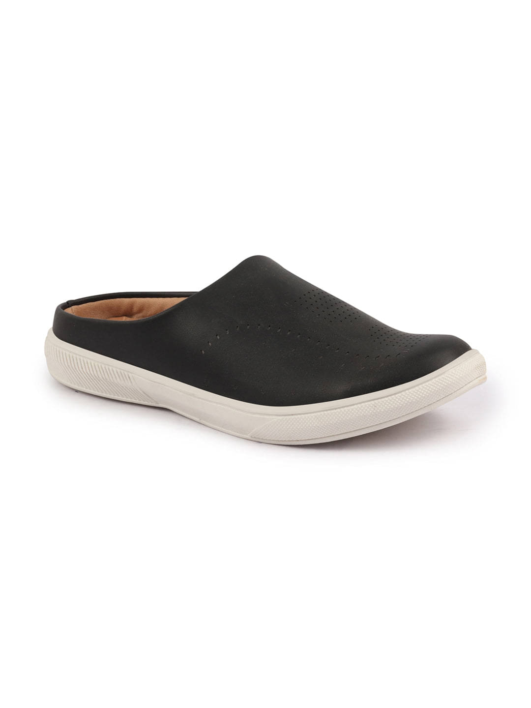     			Fausto Black Men's Mules Shoes