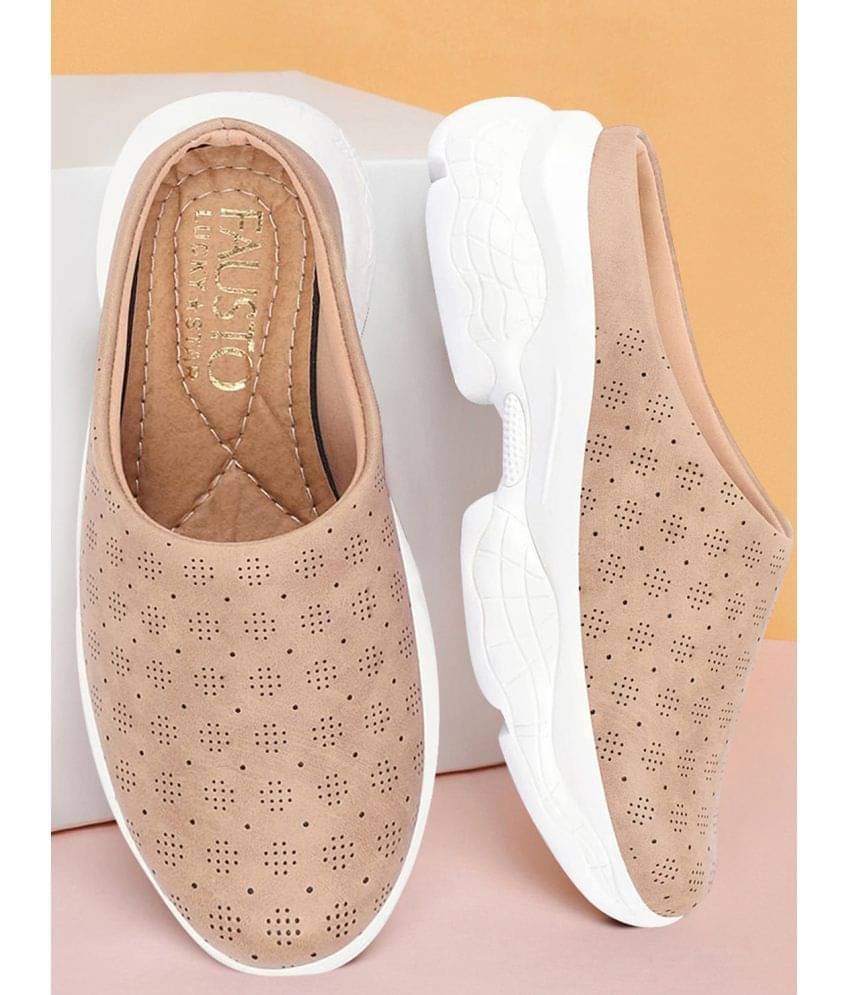 Fausto Brown Women's Mules Shoes     			Fausto Brown Women's Mules Shoes