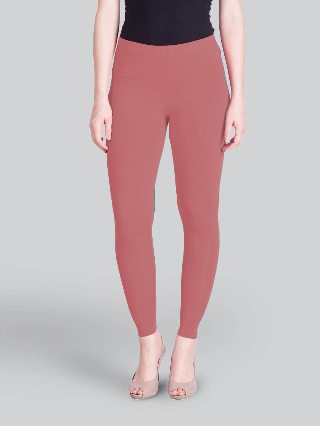     			LYRA - Coral Cotton Women's Leggings ( Pack of 1 )