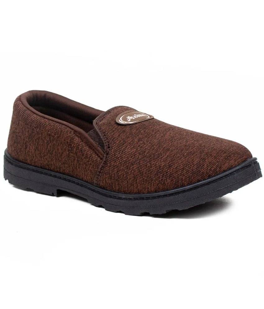     			ASIAN A-202 Brown Men's Slip-on Shoes