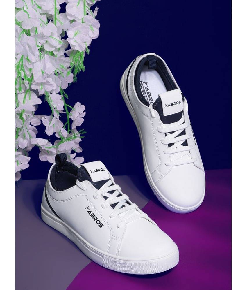     			Abros ALGO8017 White Men's Lifestyle Shoes