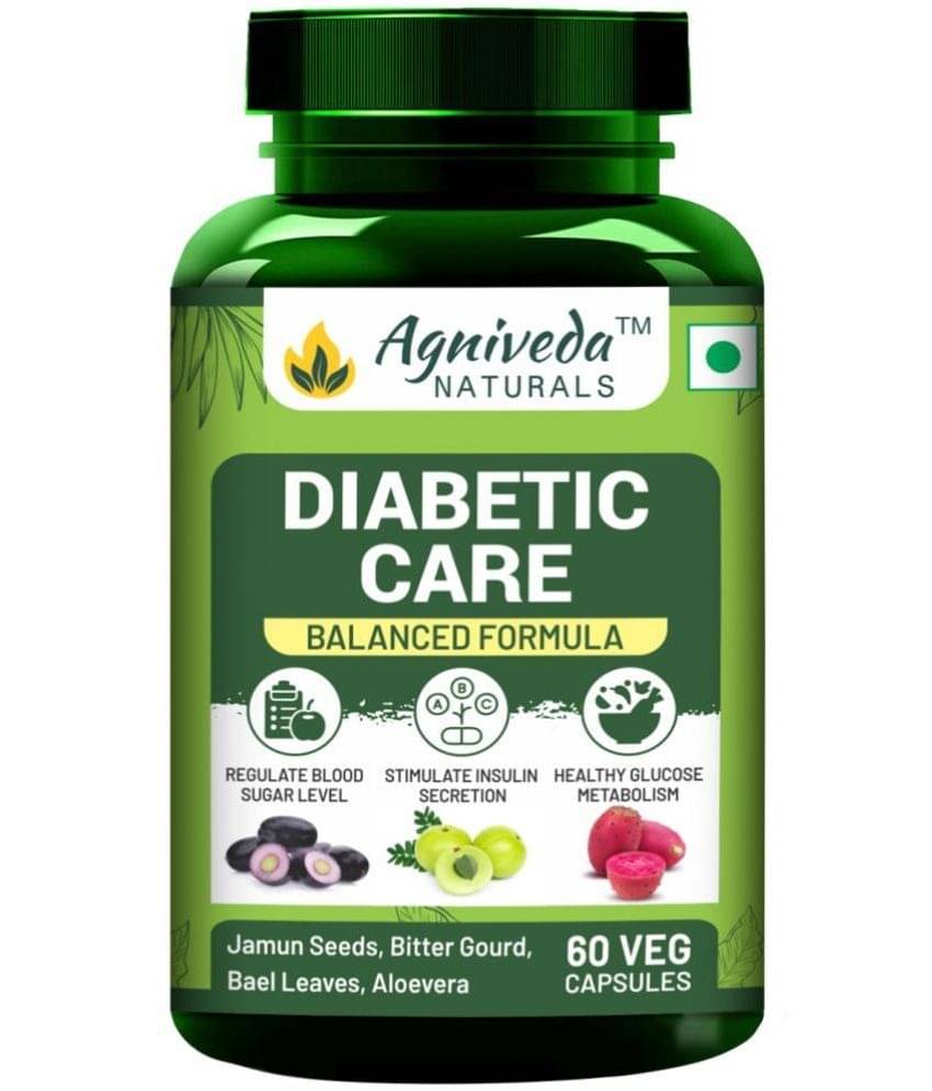     			Agniveda Naturals Diabetic Care With Karela, Jamun, Control Your Diabetes In A Natural Way - 60 Caps