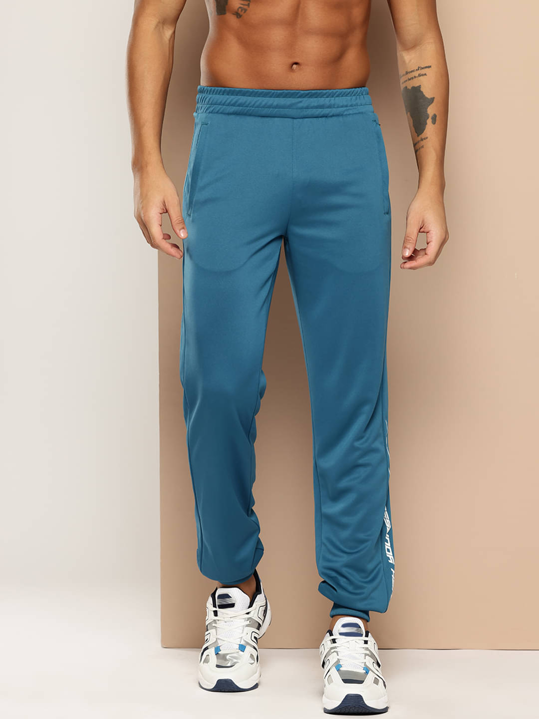 Alcis Blue Polyester Men's Sports Joggers ( Pack of 1 ) Alcis Blue Polyester Men's Sports Joggers ( Pack of 1 )