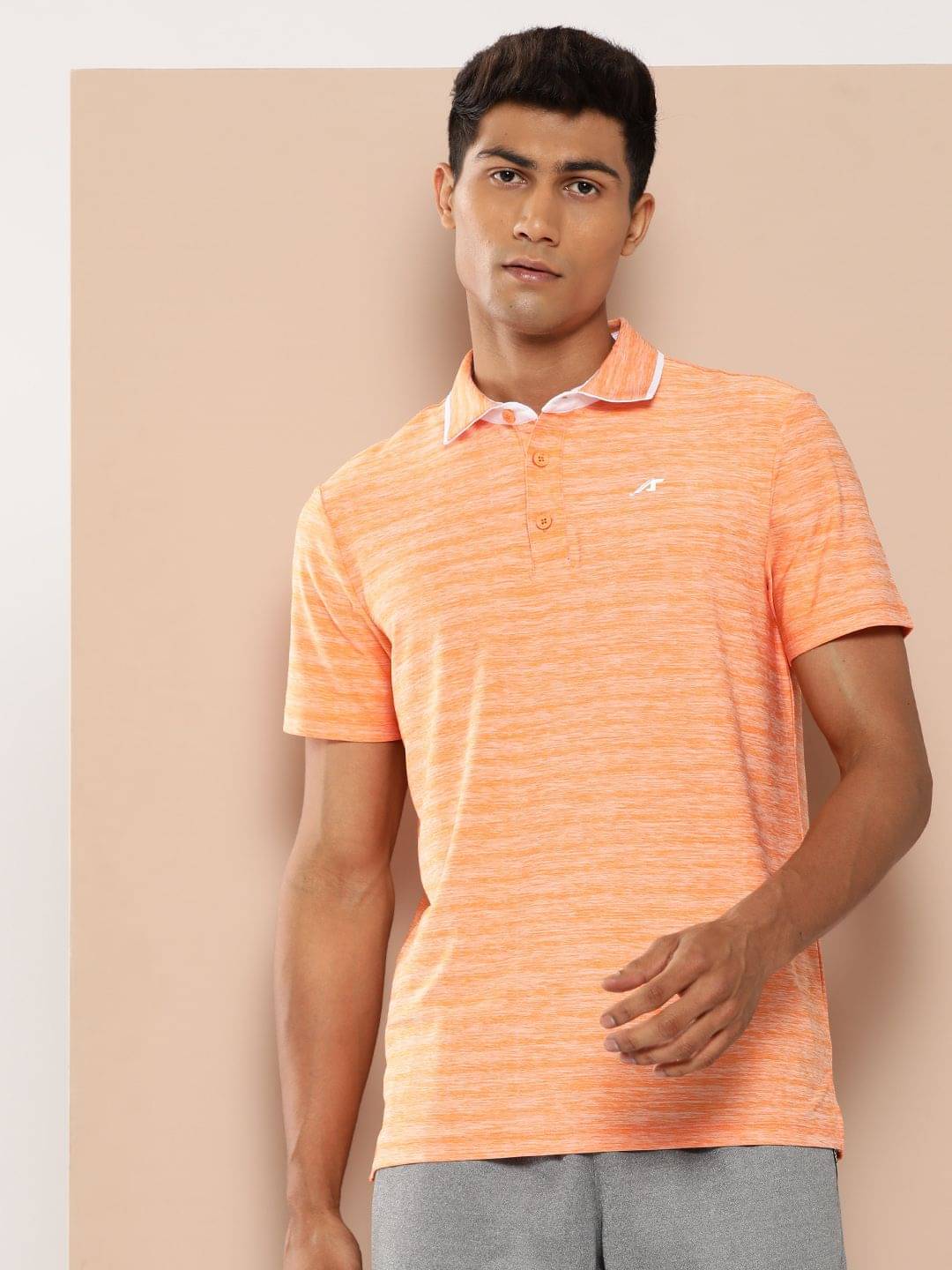 Alcis Orange Polyester Regular Fit Men's Sports Polo T-Shirt ( Pack of 1 ) Alcis Orange Polyester Regular Fit Men's Sports Polo T-Shirt ( Pack of 1 )