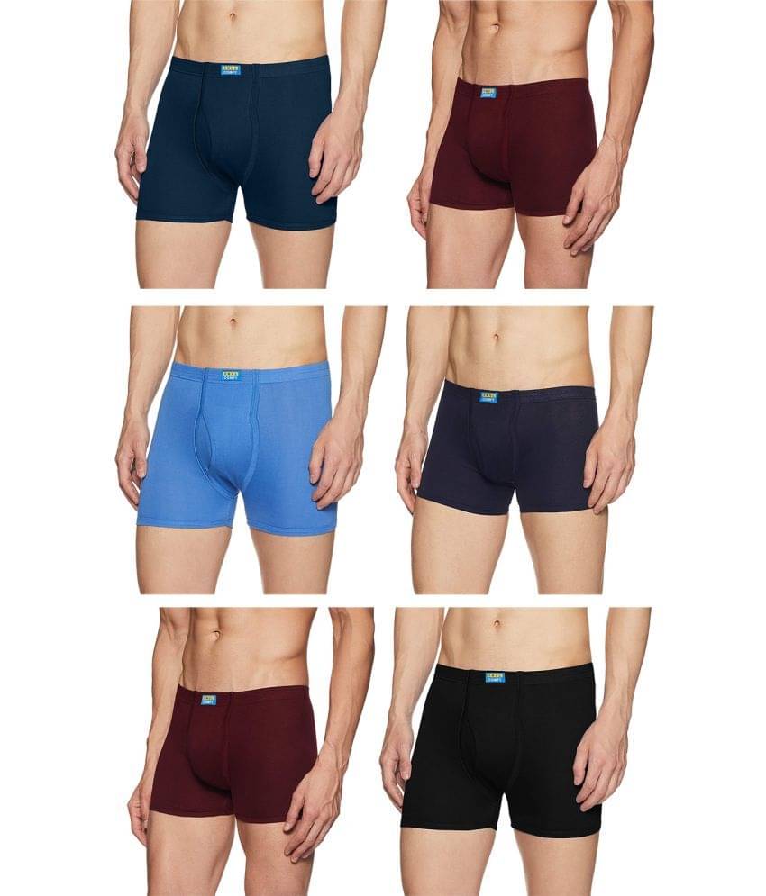     			Amul comfy Multicolor Cotton Men's Trunks ( Pack of 6 )