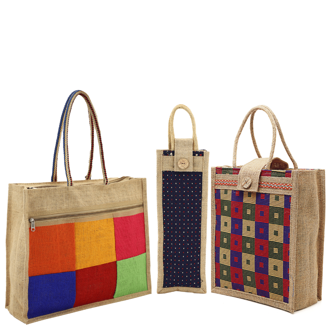     			ENSAC Blue Jute Handheld