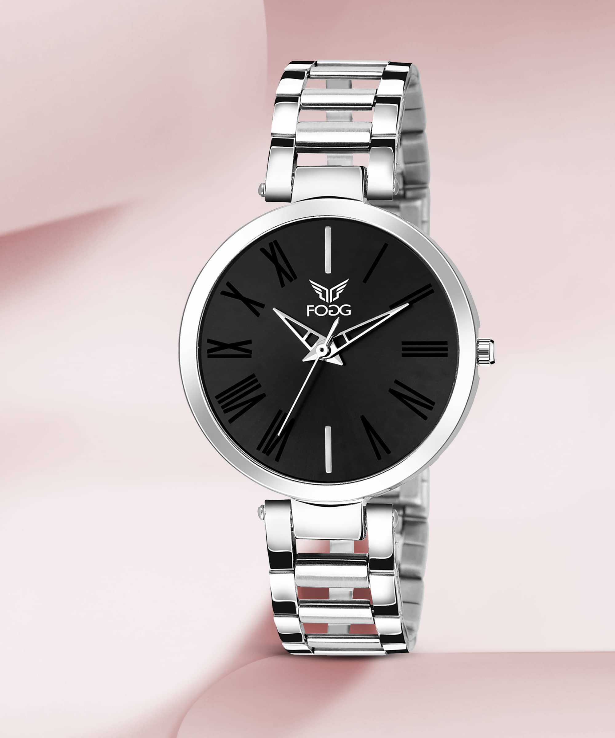 Fogg Silver Metal Analog Men's Watch