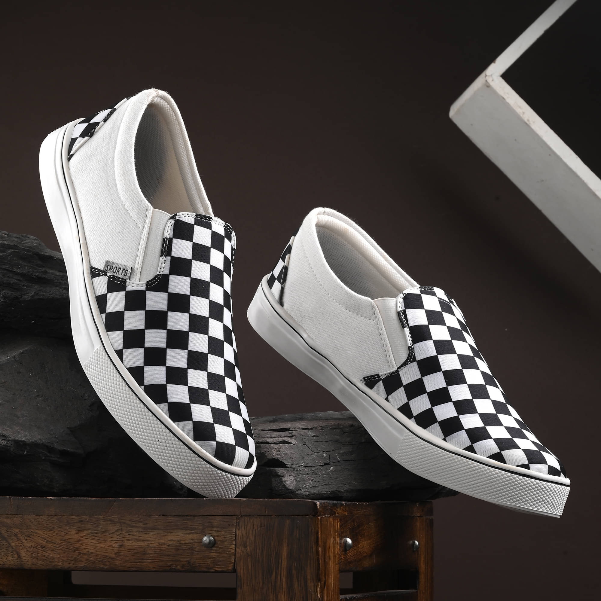 Magnolia White Men's Slip-on Shoes Magnolia White Men's Slip-on Shoes