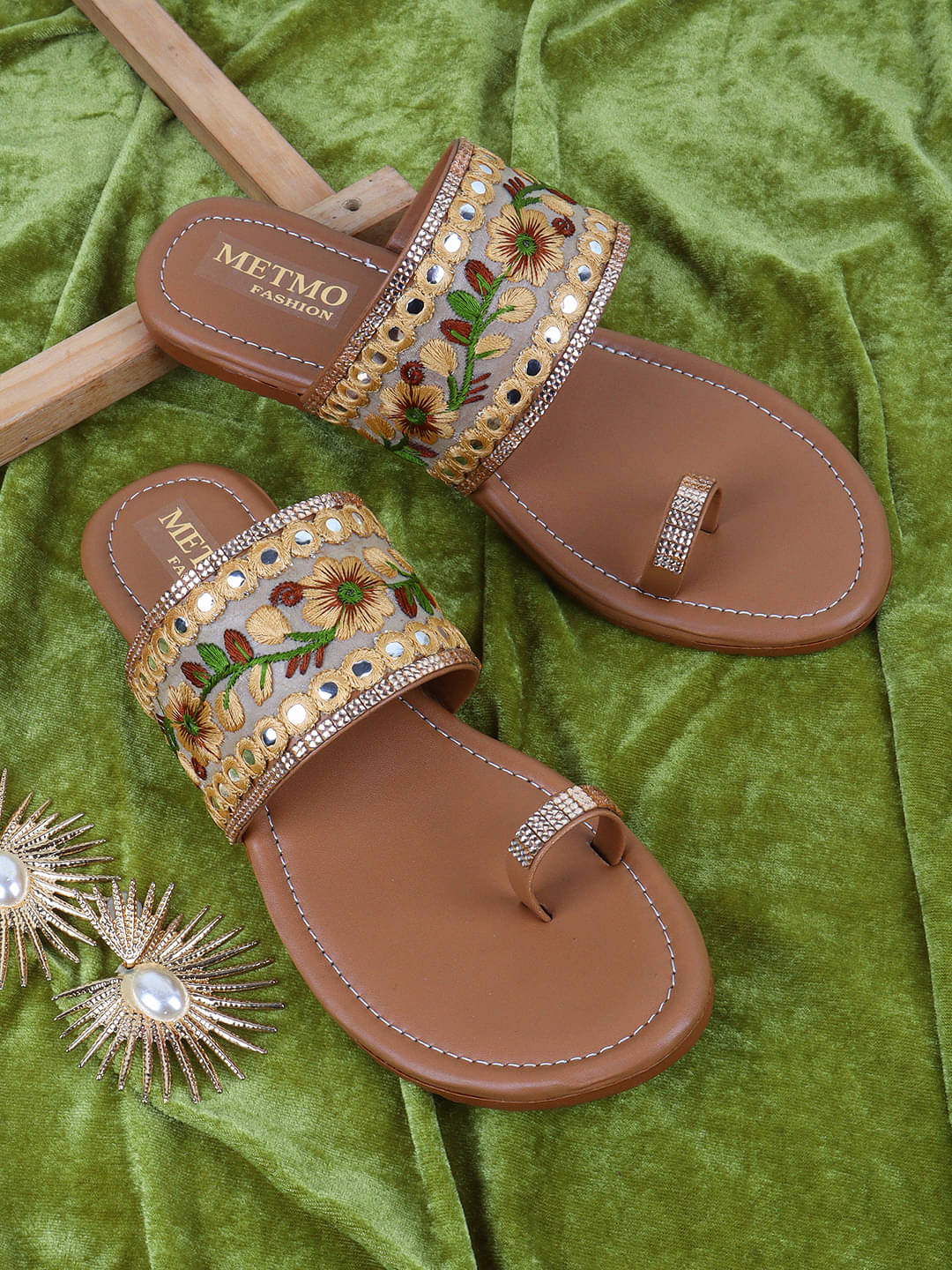 Metmo Multicolor Women's Flip Flop Metmo Multicolor Women's Flip Flop