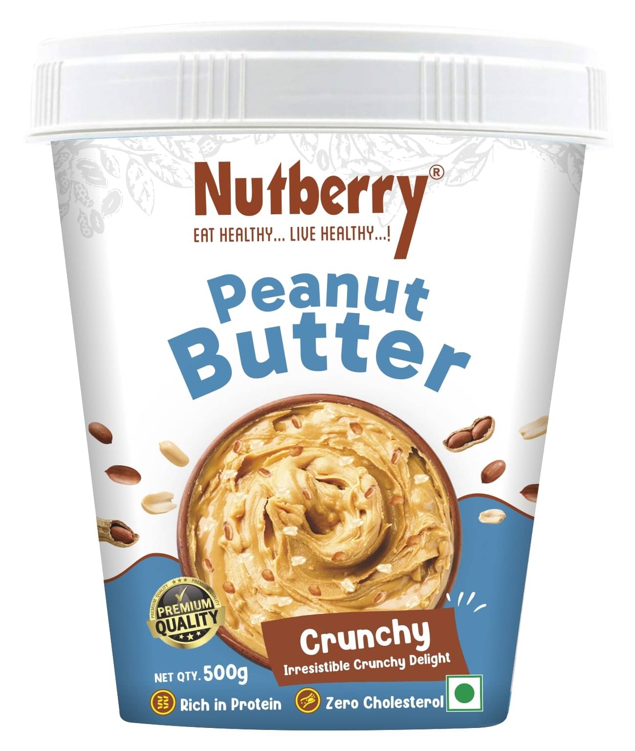 Nutberry 500 gm Crunchy Nut Butter ( Pack of 1 ) Nutberry 500 gm Crunchy Nut Butter ( Pack of 1 )