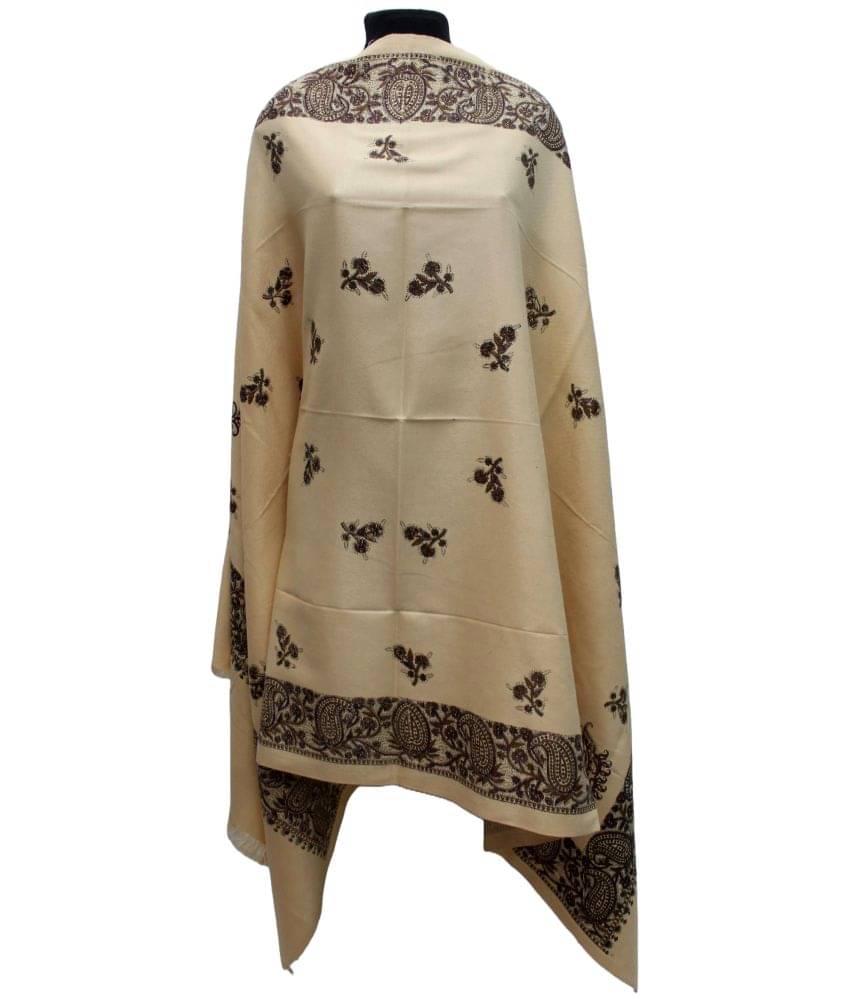 Okko White Printed Shawl - ( Pack of 1 ) Okko White Printed Shawl - ( Pack of 1 )