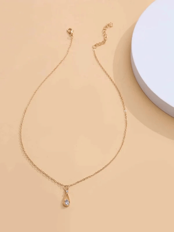     			PUJVI Black Pendant set ( Pack of 1 )