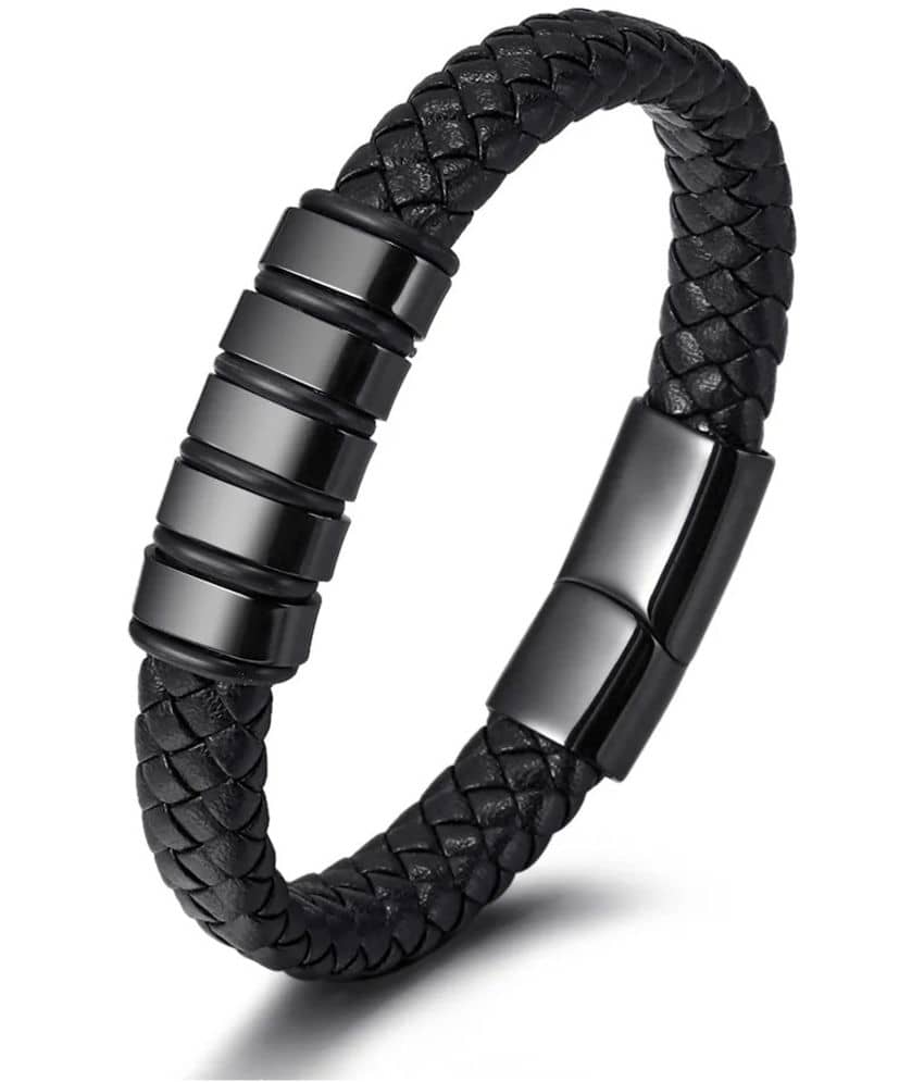 Thrillz Black Bracelet ( Pack of 1 ) - Bangles & Bracelets | Buy online on ZillyBuy
