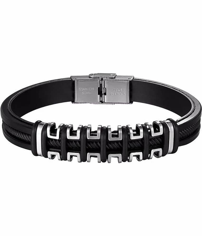 Thrillz Black Bracelet ( Pack of 1 ) - Bangles & Bracelets | Buy online on ZillyBuy
