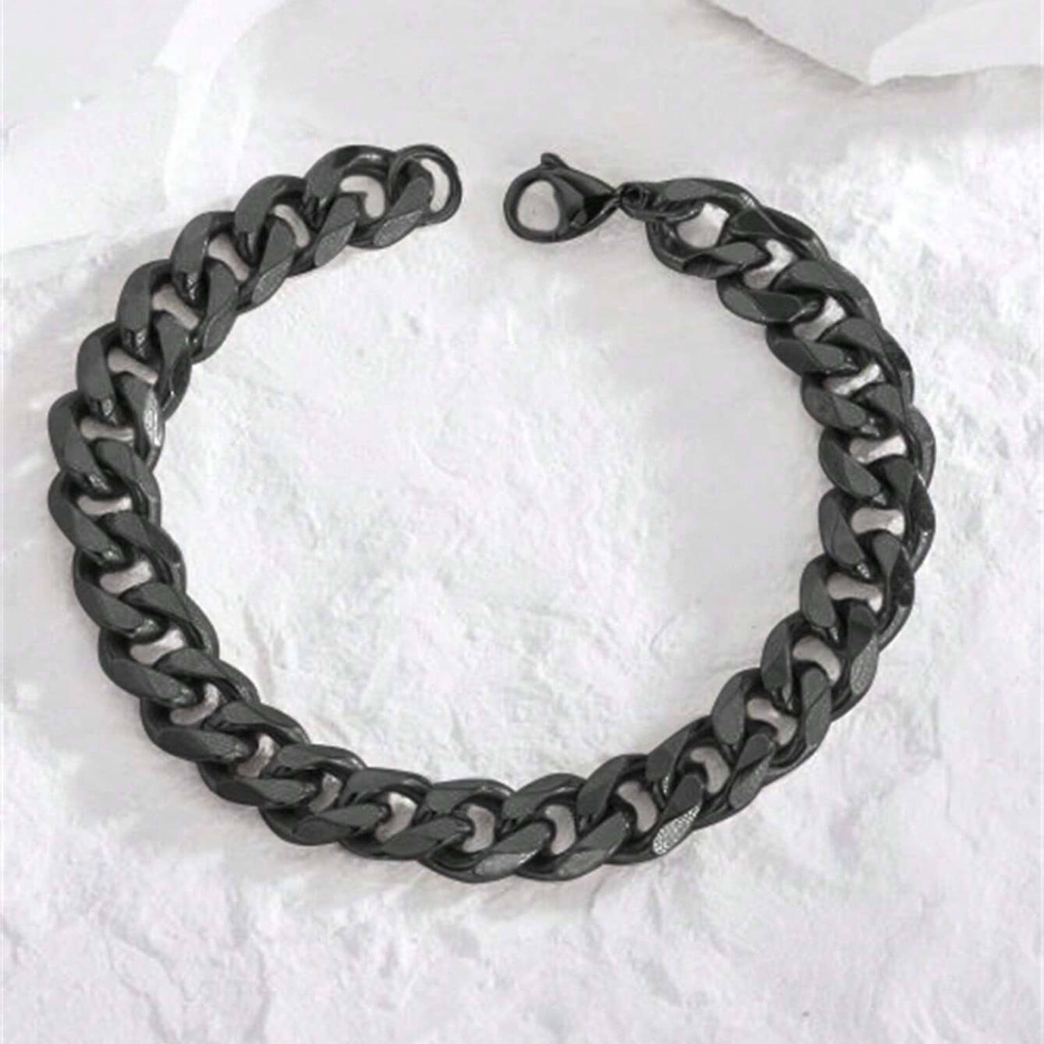     			Thrillz Black Bracelet ( Pack of 1 )