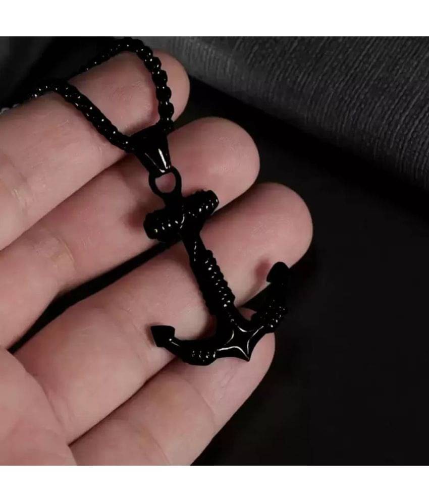 Thrillz Black Pendant set ( Pack of 1 )     			Thrillz Black Pendant set ( Pack of 1 )