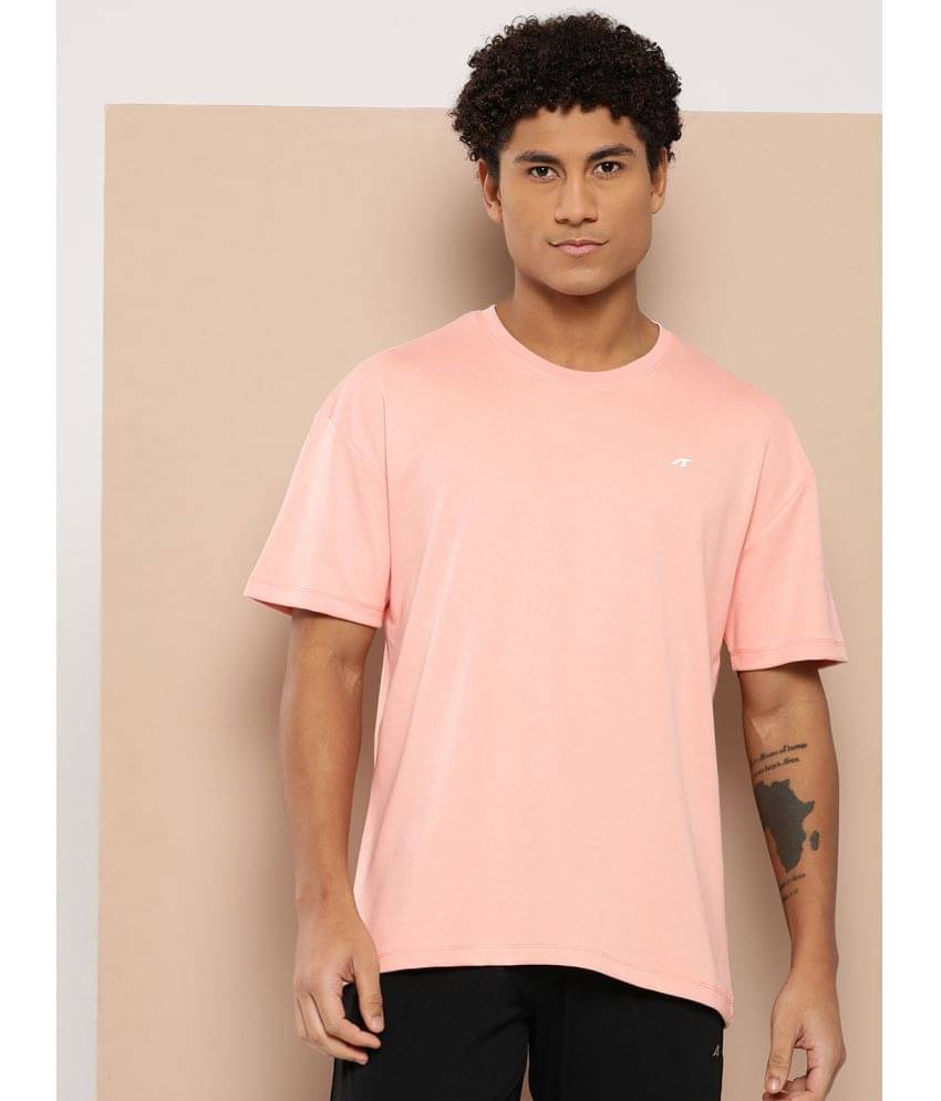 Alcis Pink Polyester Regular Fit Men's Sports T-Shirt ( Pack of 1 ) Alcis Pink Polyester Regular Fit Men's Sports T-Shirt ( Pack of 1 )