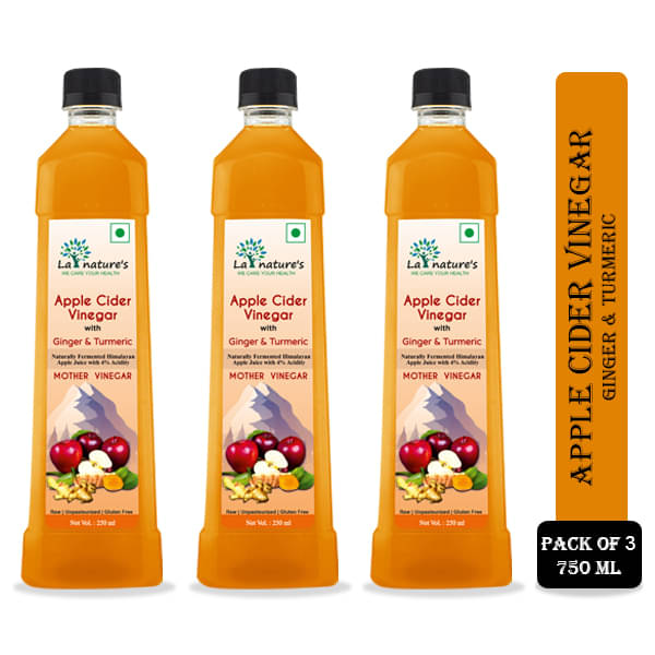 La Nature's Apple Cider Vinegar ( Pack of 3 )     			La Nature's Apple Cider Vinegar ( Pack of 3 )