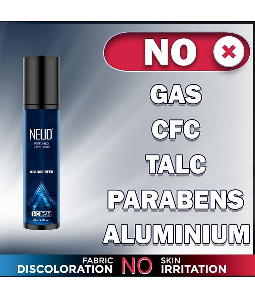 NEUD NEUD Aquasurfer Body Spray for Men 120ml Perfume Body Spray for Men 140 ml ( Pack of 1 )
