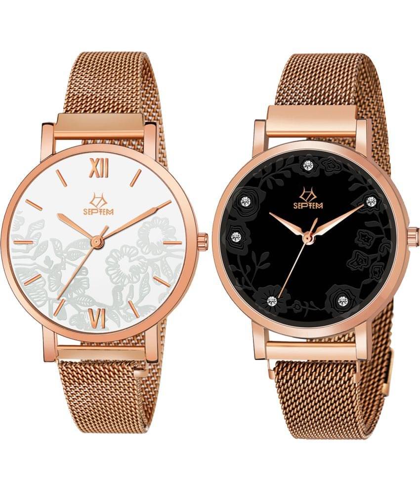     			Septem Multicolor Stainless Steel Analog Men's Watch