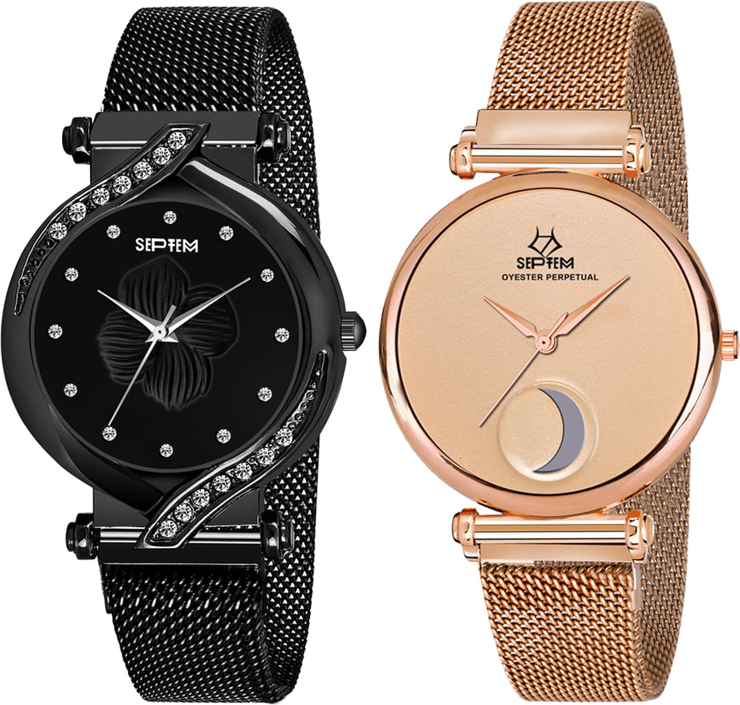     			Septem Multicolor Stainless Steel Analog Men's Watch