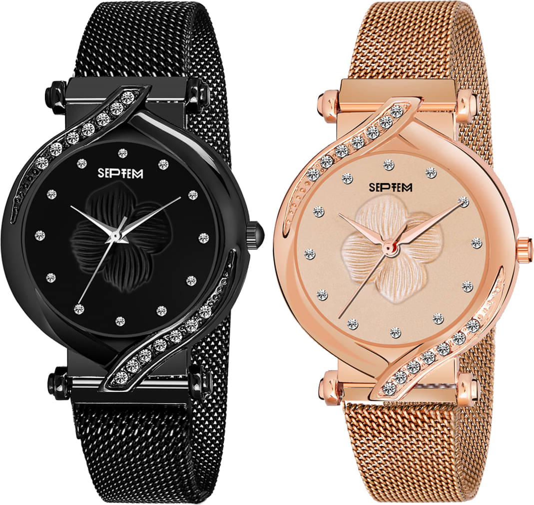     			Septem Multicolor Stainless Steel Analog Men's Watch