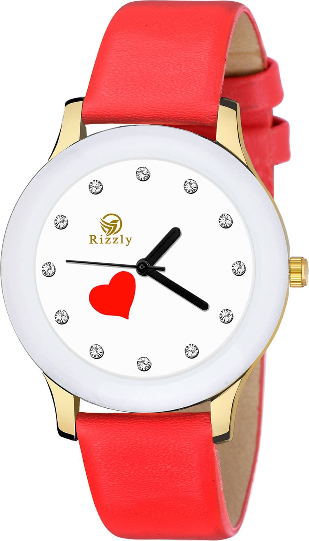     			Septem Red Leather Analog Men's Watch