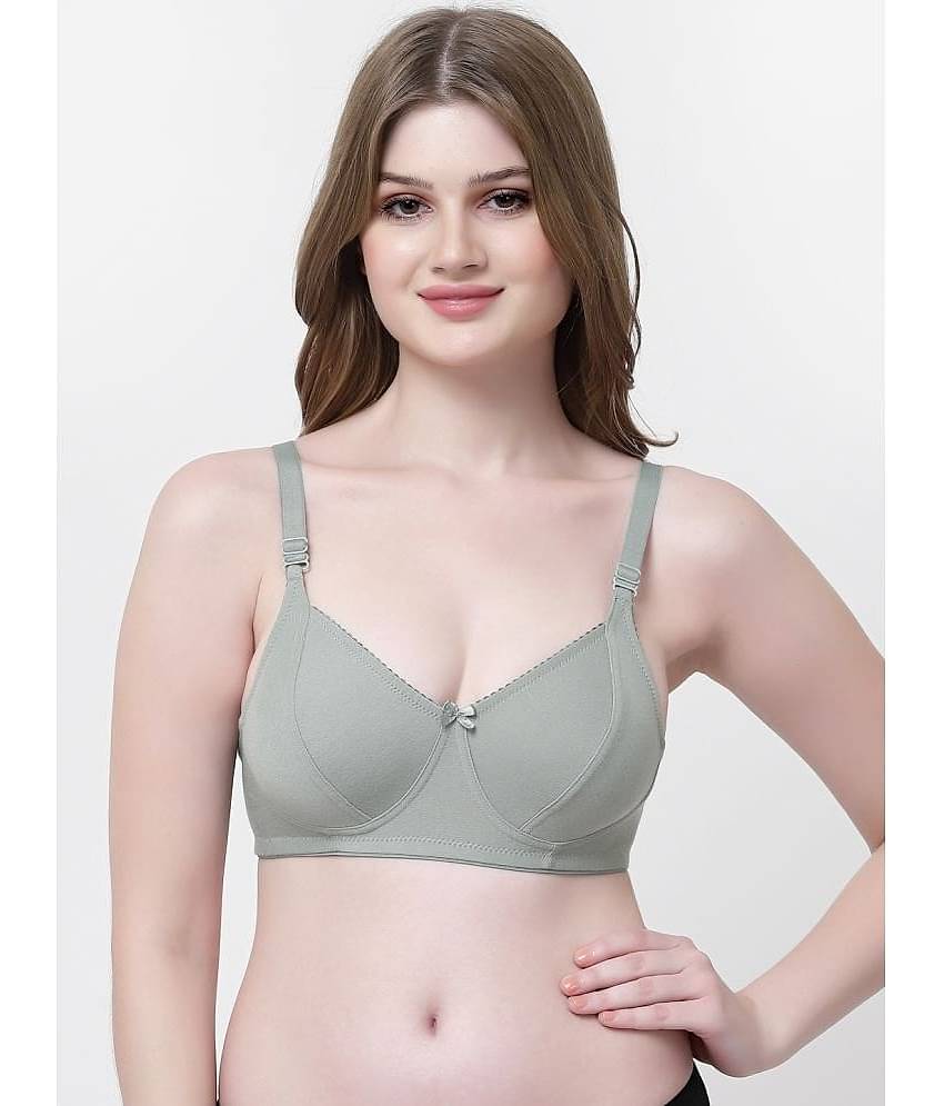 Softskin Pack of 6 Cotton Blend Non Padded Women's Plunge Bra ( Multicolor ) cozy bra