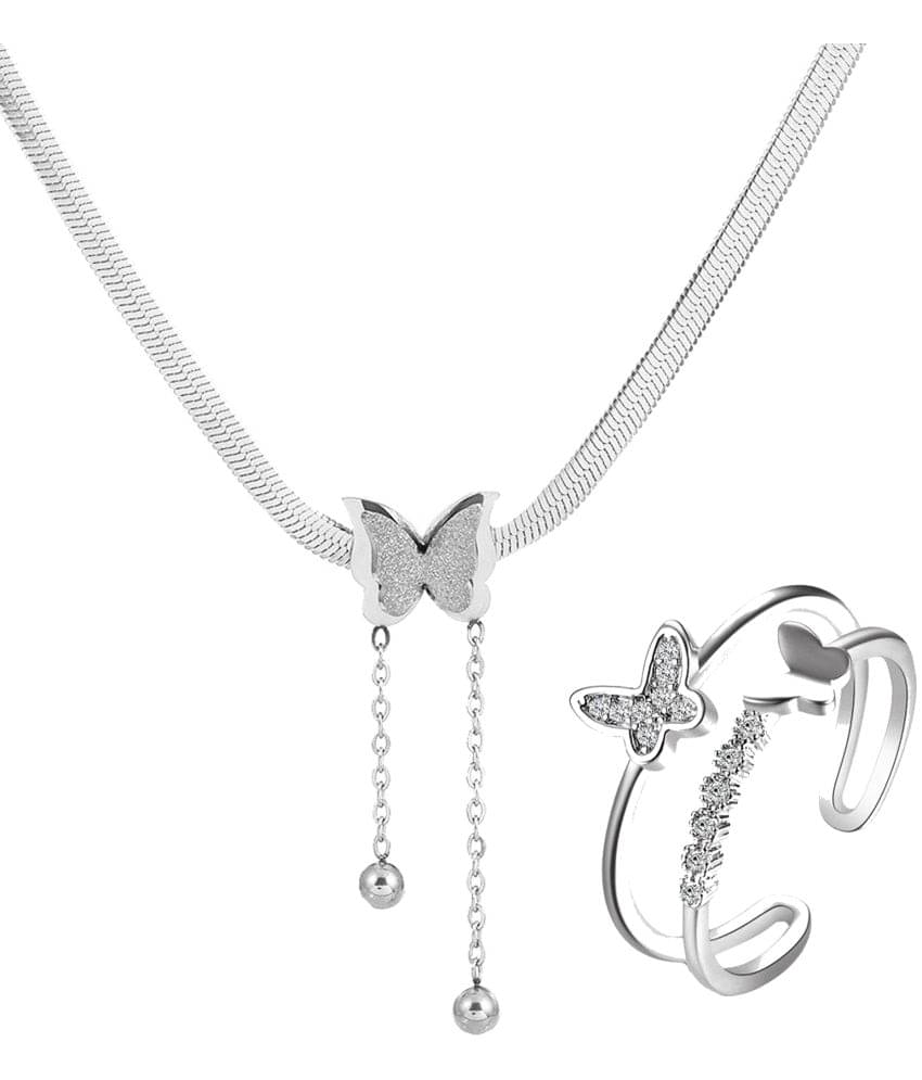 Thrillz Silver Plated Chain ( Set of 2 ) Thrillz Silver Plated Chain ( Set of 2 )