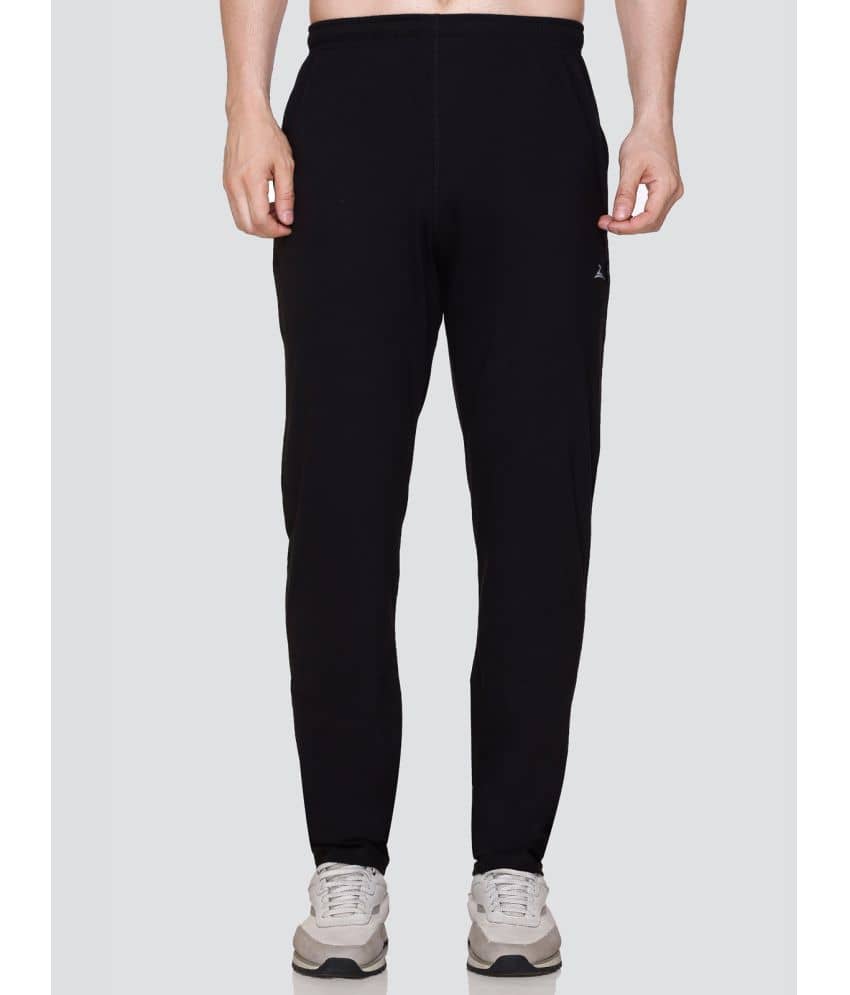 Zeffit Black Cotton Blend Men's Sports Trackpants ( Pack of 1 ) - Track Pants | Buy online on ZillyBuy
