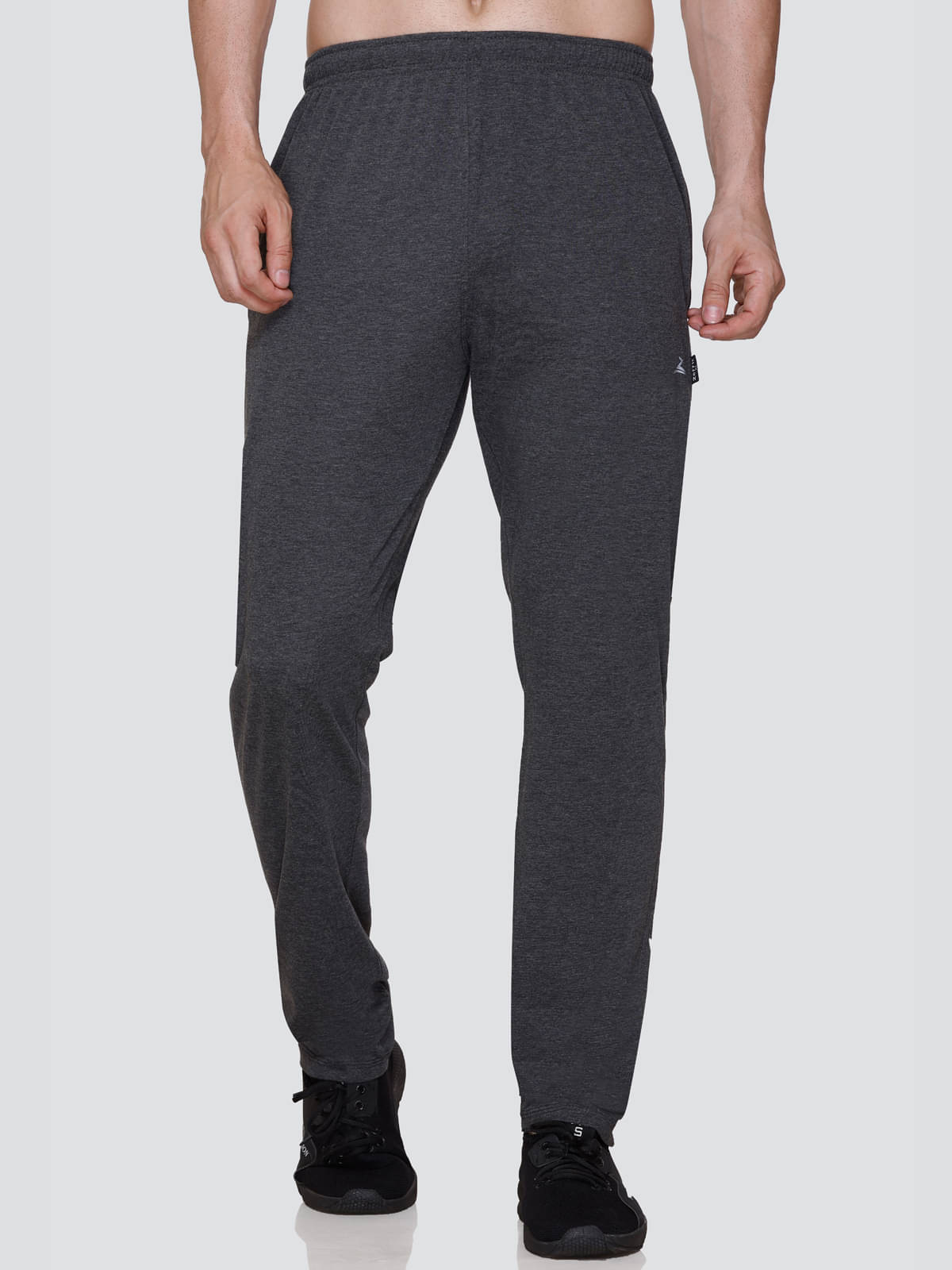     			Zeffit Charcoal Cotton Blend Men's Sports Trackpants ( Pack of 1 )