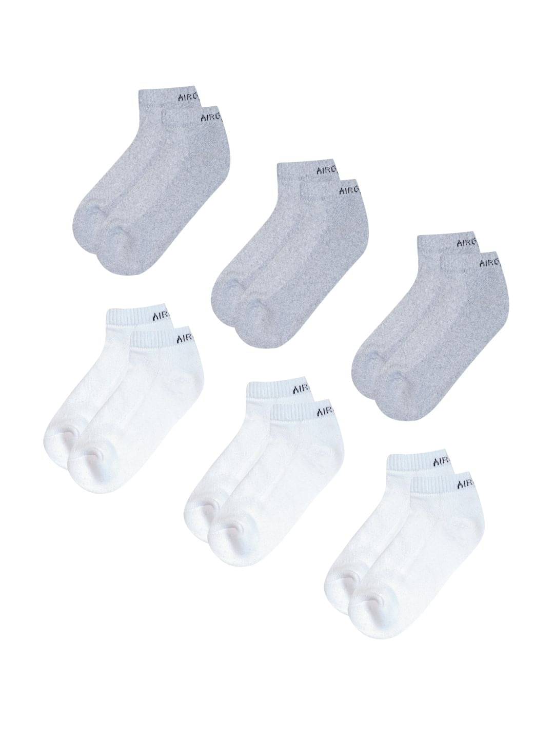     			AIR GARB Cotton Men's Solid Multicolor Low Cut Socks ( Pack of 6 )