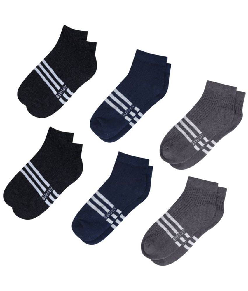     			AIR GARB Pack of 6 Men's Cotton Low Cut Socks ( Multicolor )