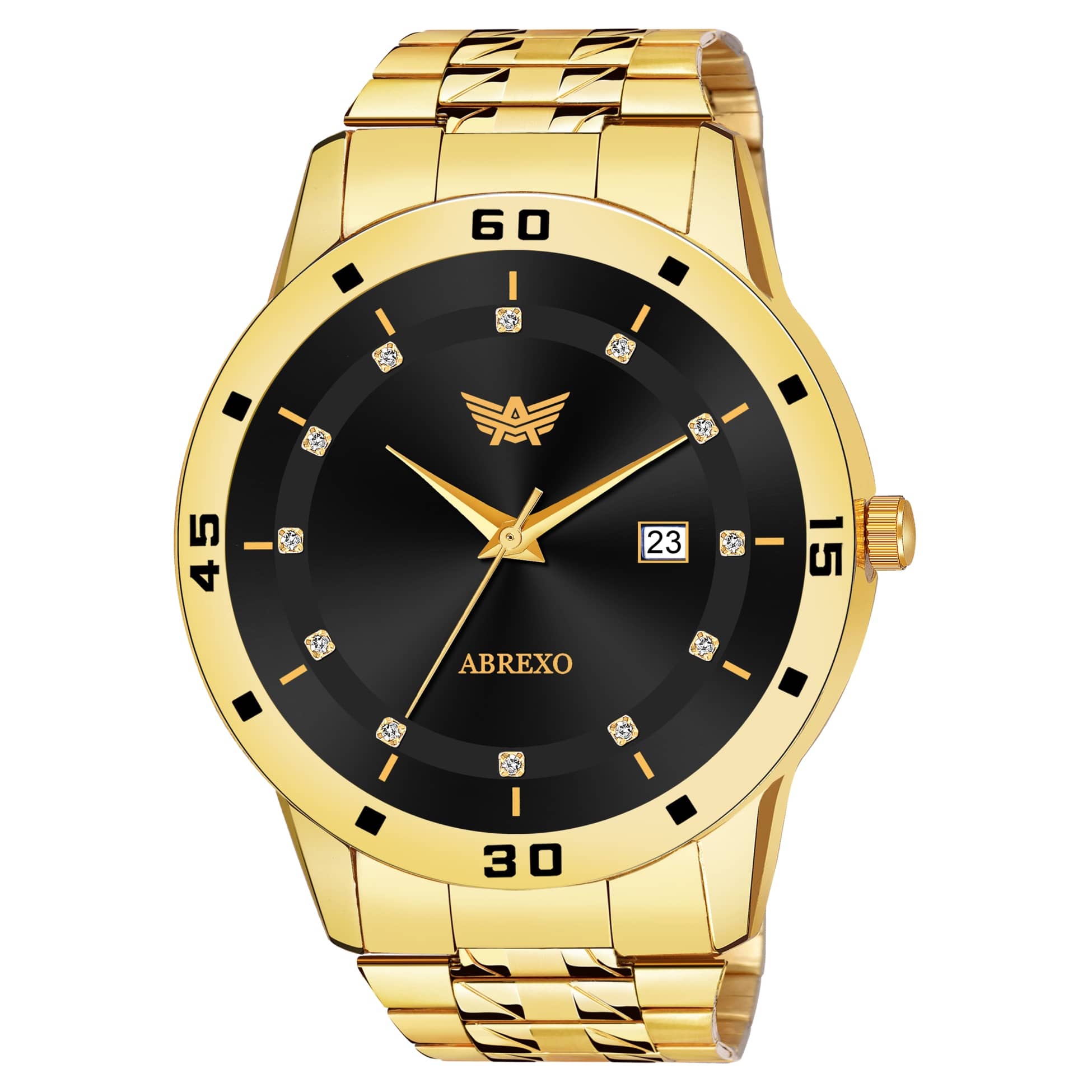 Abrexo Gold Stainless Steel Analog Men's Watch
