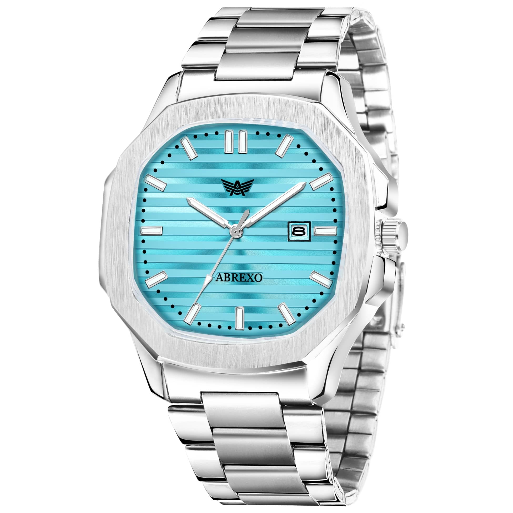 Abrexo Silver Stainless Steel Analog Men's Watch