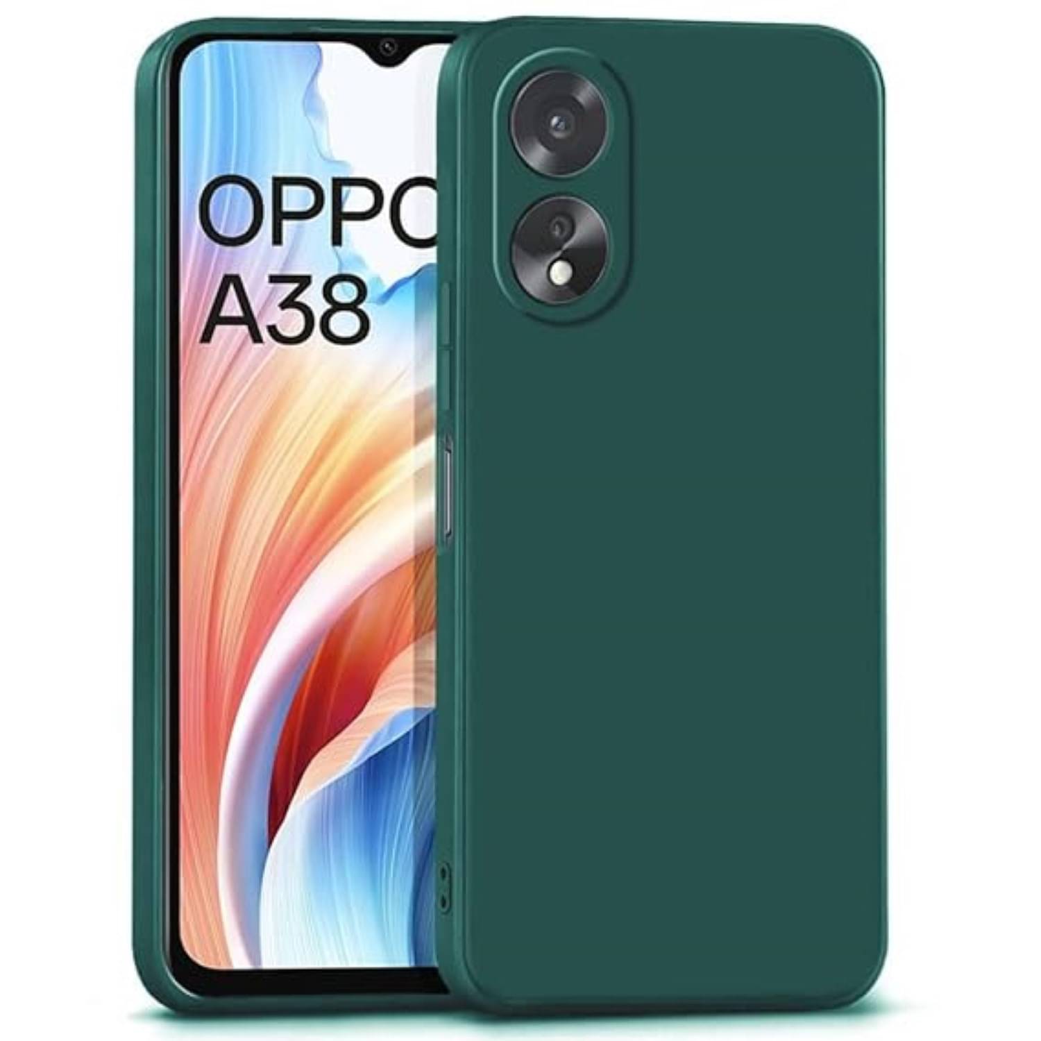     			Case Vault Covers Silicon Soft cases Compatible For Silicon Oppo A18 ( Pack of 1 )