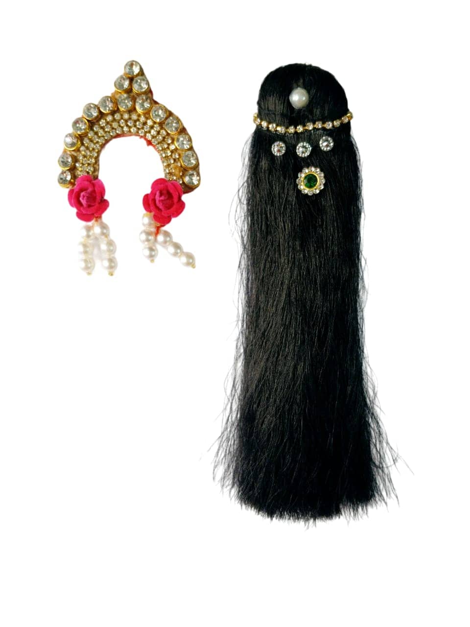 Cherry Tree Durga Mata Pink Crystal Jewellery ( Pack of 1 )