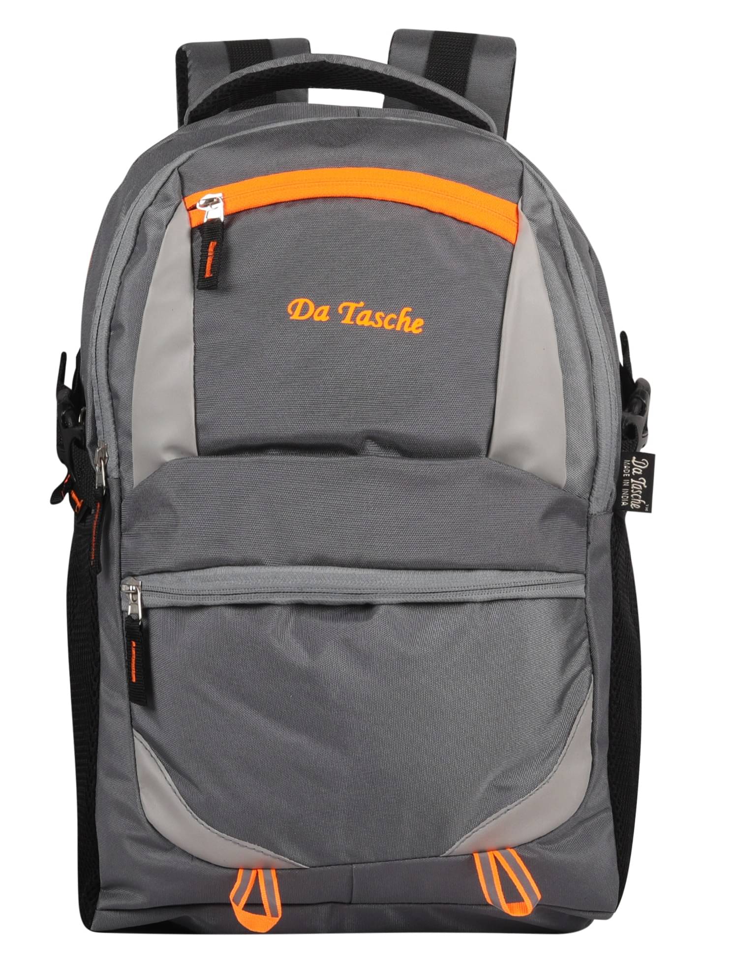     			Da Tasche Light Grey Polyester Backpack For Kids