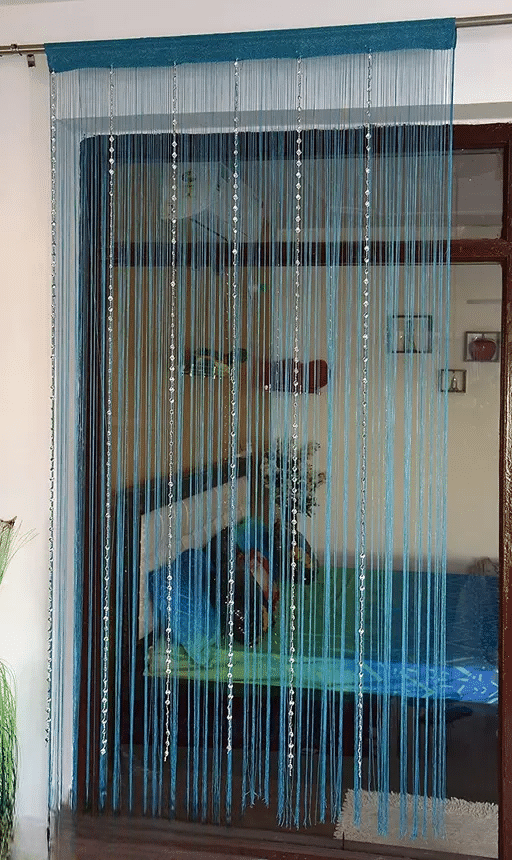     			ENTICE Single Door Beaded String Curtain