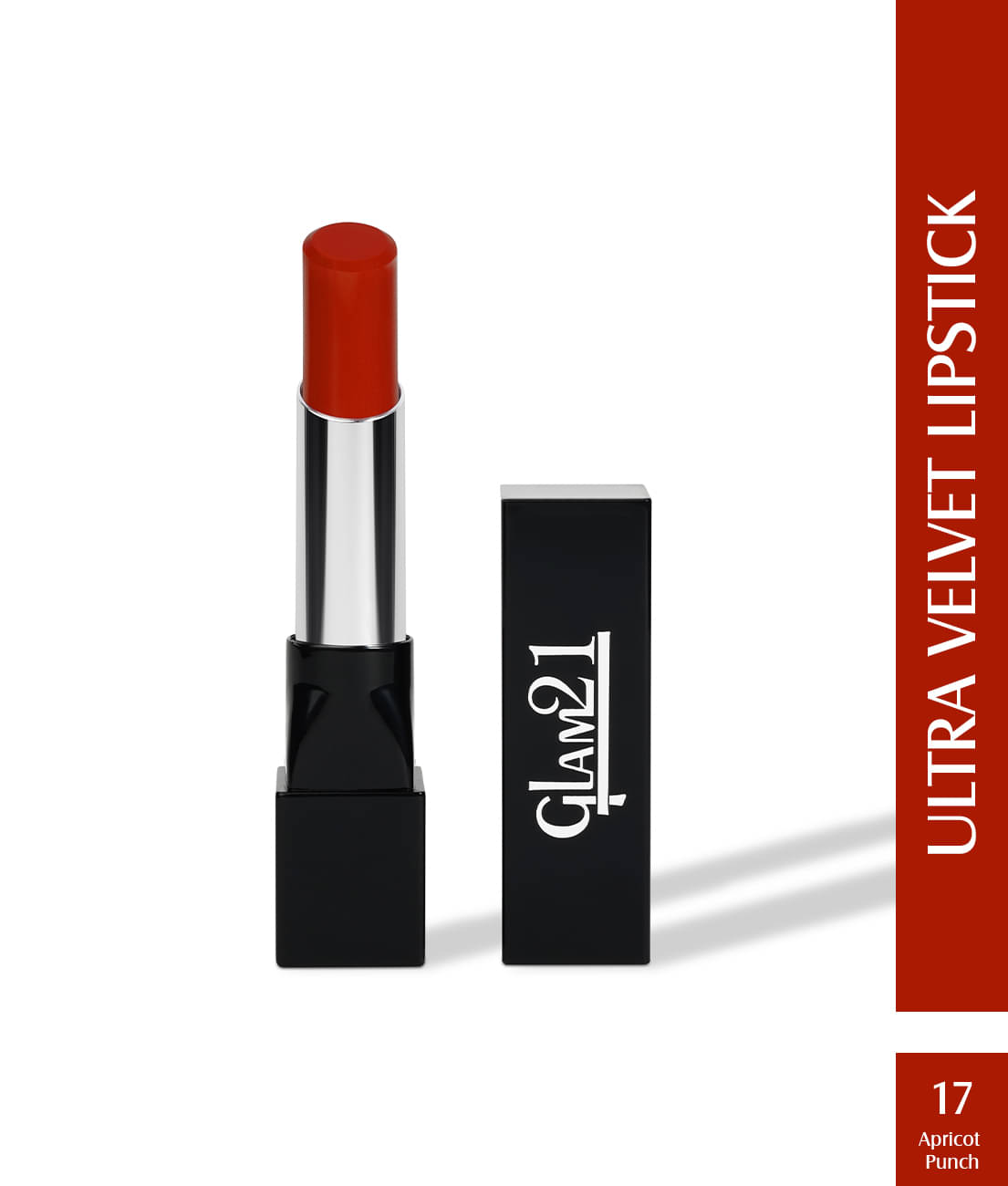     			Glam21 Long-lasting Ultra Velvet Lipstick With Creamy matte finish2.5gm Apricot Punch-17