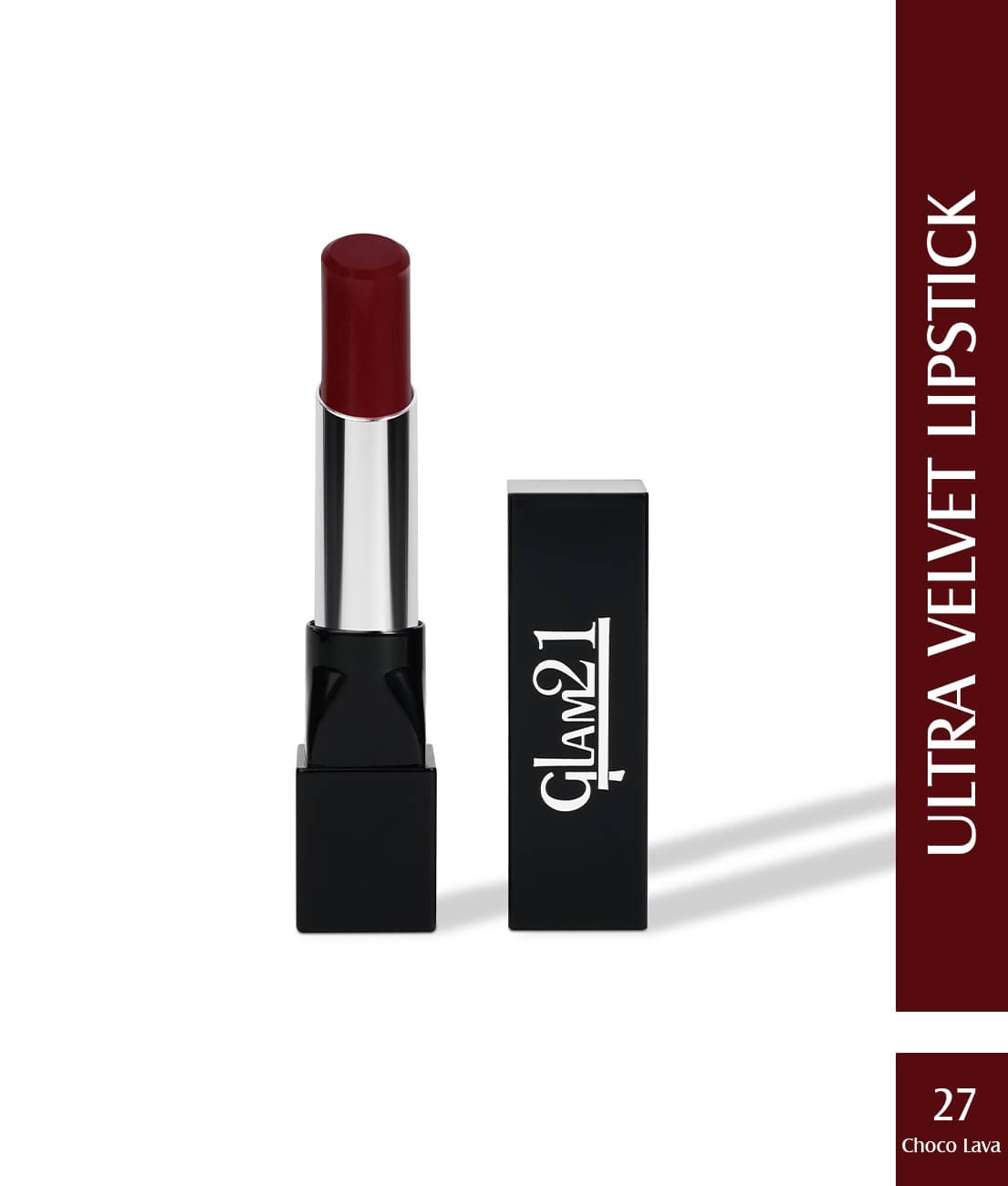     			Glam21 Long-lasting Ultra Velvet Lipstick With Creamy matte finish2.5gm Choco Lava-27