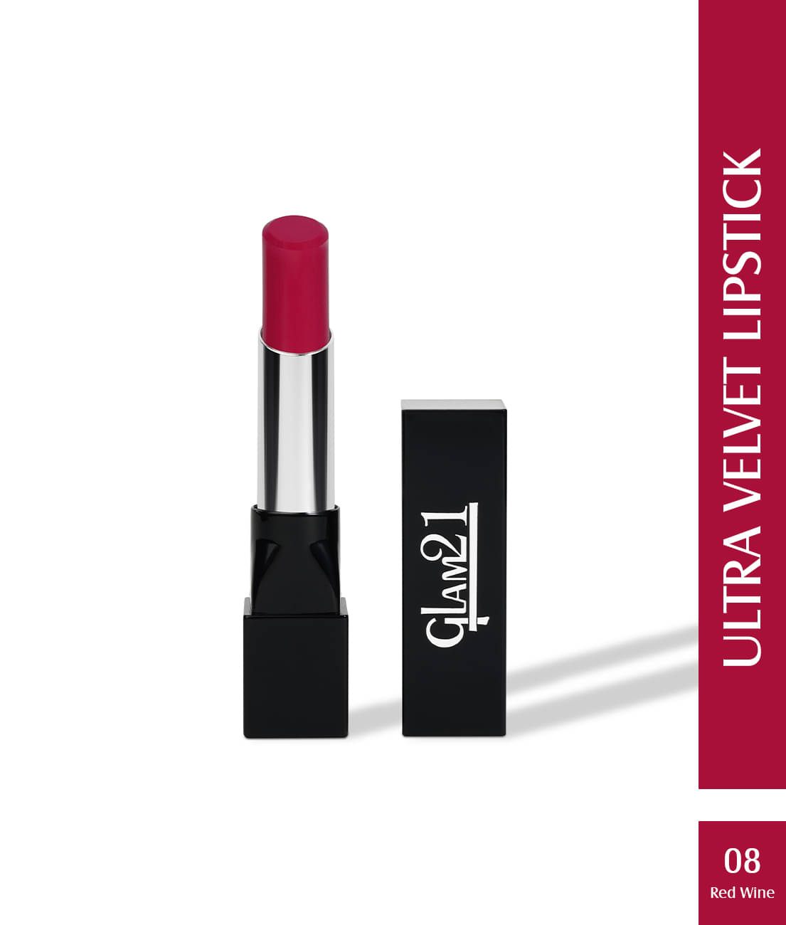    			Glam21 Long-lasting Ultra Velvet Lipstick With Creamy matte finish2.5gm Red Wine-08