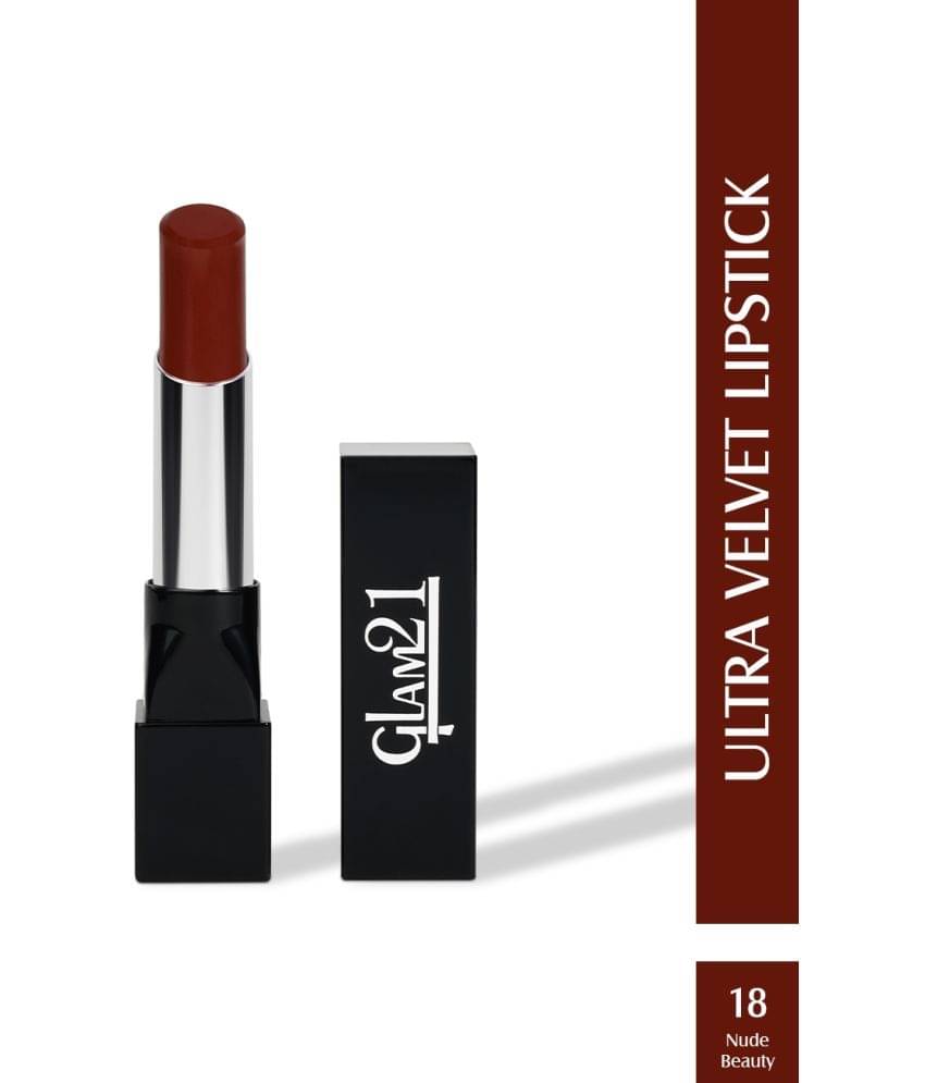     			Glam21 Long-lasting Ultra Velvet Lipstick With Creamy matte finish2.5gm Nude Beauty-18