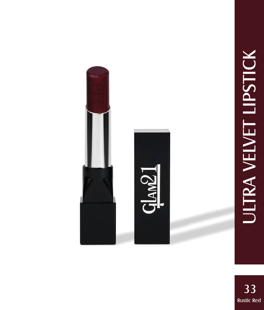     			Glam21 Long-lasting Ultra Velvet Lipstick With Creamy matte finish2.5gm Rustic Red-33