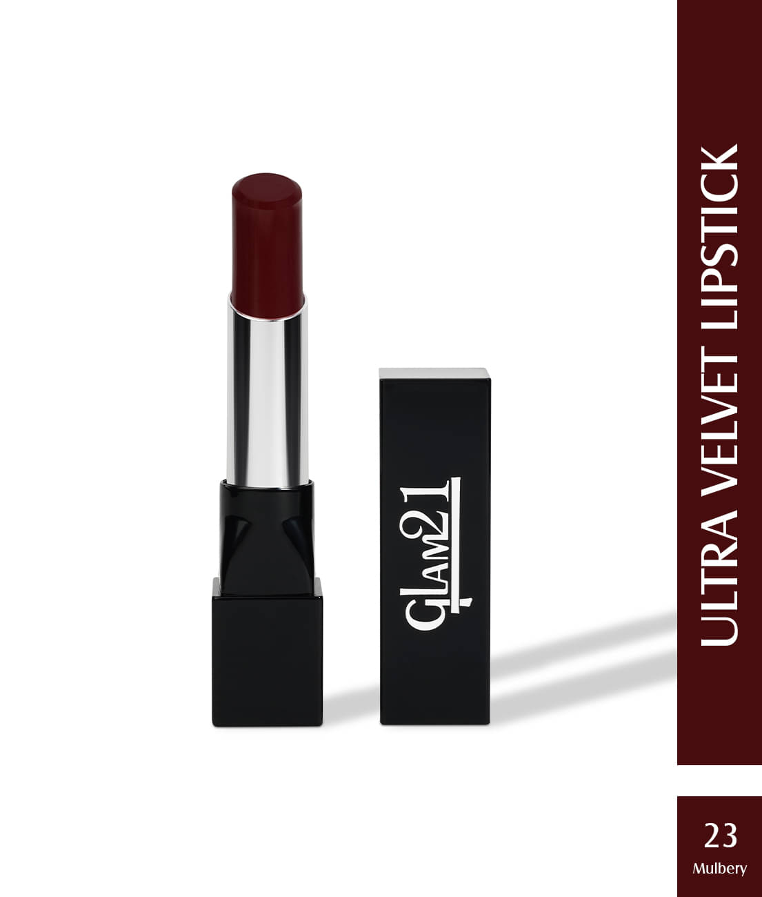     			Glam21 Long-lasting Ultra Velvet Lipstick With Creamy matte finish2.5gm Mulbery-23